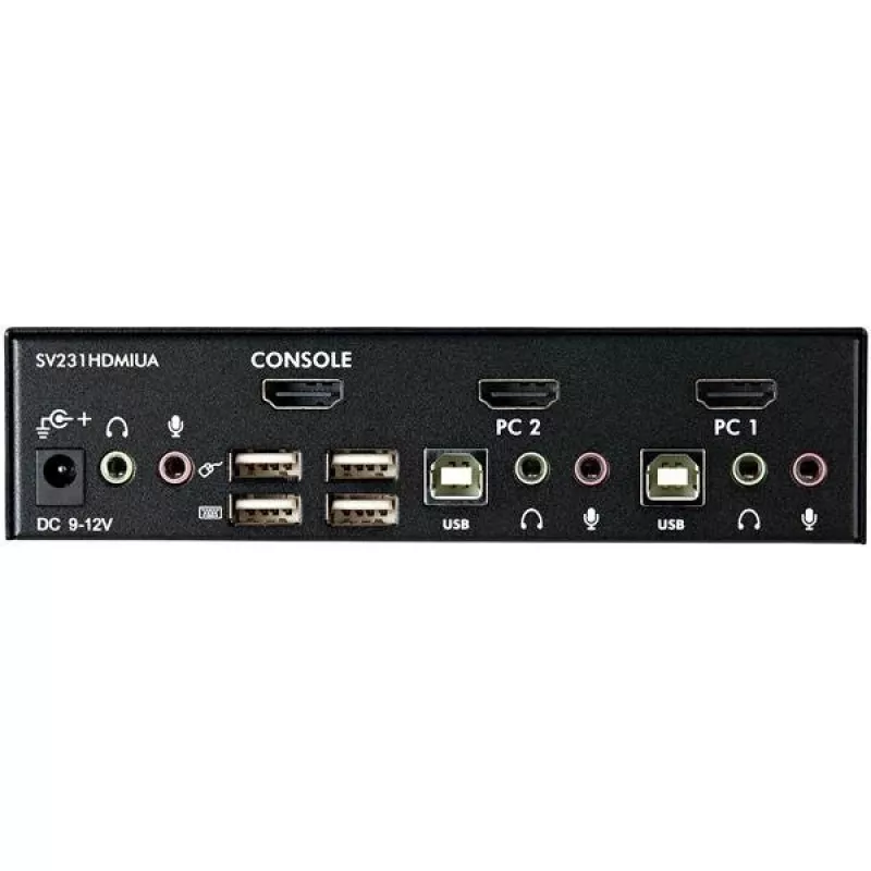 StarTech.com switch KVM USB HDMI 2 porte con audio e hub USB 2.0