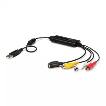 StarTech.com cavo adattatore acquisizione video USB – cavo dispositivo acquisizione video S-Video/Composite a USB 2.0 SD – supporto TWAIN – convertitore analogico-digitale per archiviazione multimediale – solo Windows