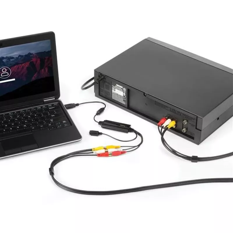 StarTech.com cavo adattatore acquisizione video USB – cavo dispositivo acquisizione video S-Video/Composite a USB 2.0 SD – supporto TWAIN – convertitore analogico-digitale per archiviazione multimediale – solo Windows