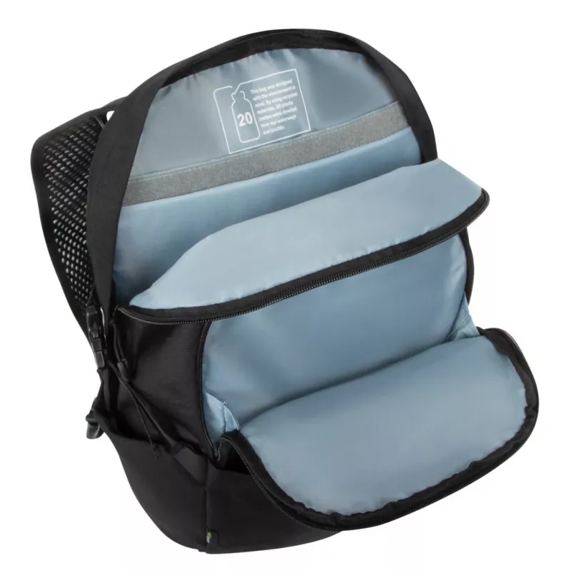 Targus TBB641GL EcoSmart Zero Waste zaino per laptop da 15–16 pollici, in plastica, nero
