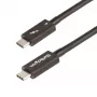 StarTech.com cavo Thunderbolt 4 da 3ft (1m) – 40 Gbit/s – 100 W PD – video 4K/8K – cavo Thunderbolt certificato Intel – compatibile con USB4/Thunderbolt 3/USB 3.2/USB Type-C/DisplayPort
