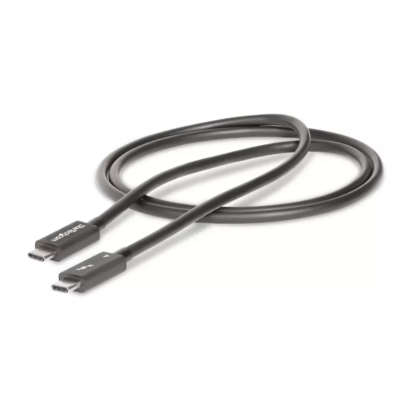 StarTech.com cavo Thunderbolt 4 da 3ft (1m) – 40 Gbit/s – 100 W PD – video 4K/8K – cavo Thunderbolt certificato Intel – compatibile con USB4/Thunderbolt 3/USB 3.2/USB Type-C/DisplayPort