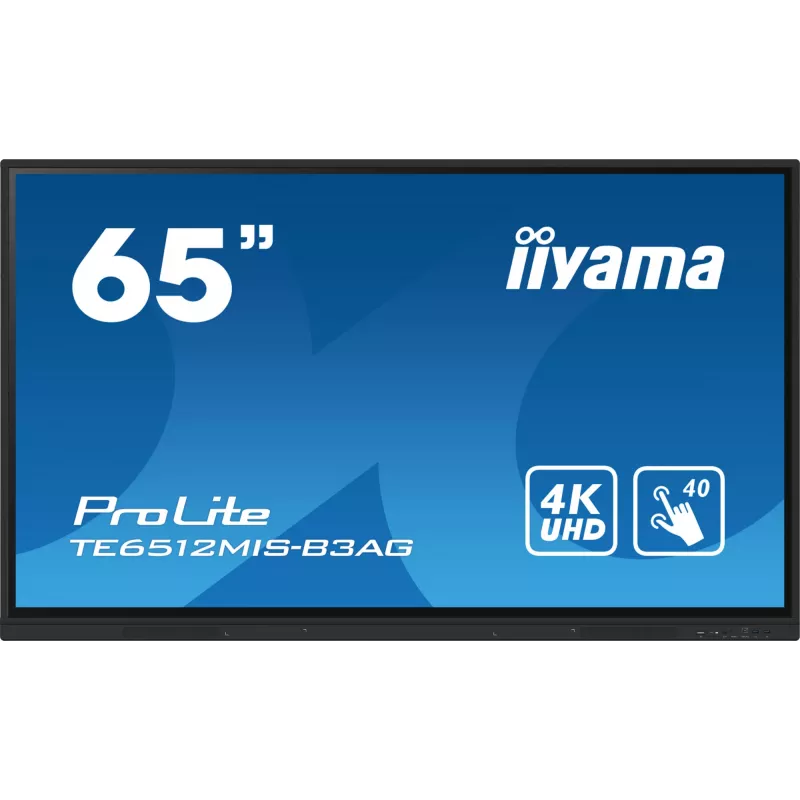 iiyama display interattivo touchscreen 4K UHD da 65