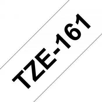 Nastro per laminazione Brother TZe161 36 mm nero su trasparente