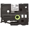 Nastro per laminazione Brother TZe161 36 mm nero su trasparente