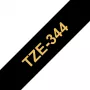 Nastro laminato Brother 18 mm, oro su nero, TZe, stampa termica diretta, Cina, 5 anno/i, Brother