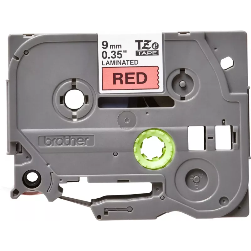 Nastro per etichettatura Brother TZE-421 nero su rosso