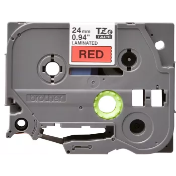 Nastro per etichettatura Brother TZE-451 nero su rosso TZ