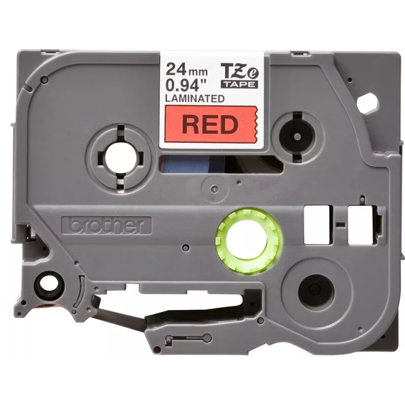 Nastro per etichettatura Brother TZE-451 nero su rosso TZ