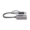 StarTech.com adattatore USB-C a Ethernet 2.5GbE con convertitore USB-A, NIC NBASE-T, USB 3.0 Type-C 2.5/1G rete multi speed, compatibile Thunderbolt, Windows e Mac