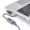StarTech.com adattatore USB-C a Ethernet 2.5GbE con convertitore USB-A, NIC NBASE-T, USB 3.0 Type-C 2.5/1G rete multi speed, compatibile Thunderbolt, Windows e Mac