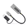 StarTech.com adattatore USB-C a Ethernet 2.5GbE con convertitore USB-A, NIC NBASE-T, USB 3.0 Type-C 2.5/1G rete multi speed, compatibile Thunderbolt, Windows e Mac