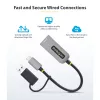 StarTech.com adattatore USB-C a Ethernet 2.5GbE con convertitore USB-A, NIC NBASE-T, USB 3.0 Type-C 2.5/1G rete multi speed, compatibile Thunderbolt, Windows e Mac