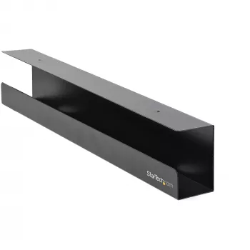StarTech.com canalina per gestione cavi sottoscrivania – canalina portacavi per ufficio/scrivania regolabile – supporto per scrivania/tavolo per cavi/fili/ciabatta – gestione cavi computer – 23-1/2“L x 4-1/2”P