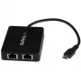 StarTech.com adattatore USB-C a doppia Gigabit Ethernet con porta USB (Type-A)
