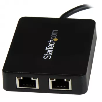StarTech.com adattatore USB-C a doppia Gigabit Ethernet con porta USB (Type-A)