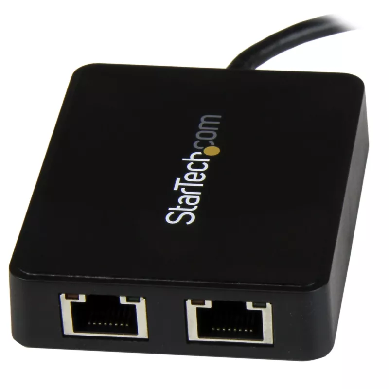 StarTech.com adattatore USB-C a doppia Gigabit Ethernet con porta USB (Type-A)