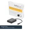StarTech.com adattatore USB-C a doppia Gigabit Ethernet con porta USB (Type-A)