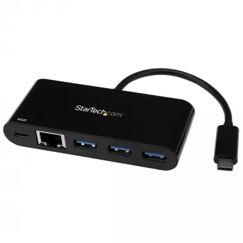 StarTech.com adattatore USB-C a Ethernet con hub USB 3.0 a 3 porte e Power Delivery