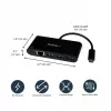 StarTech.com adattatore USB-C a Ethernet con hub USB 3.0 a 3 porte e Power Delivery