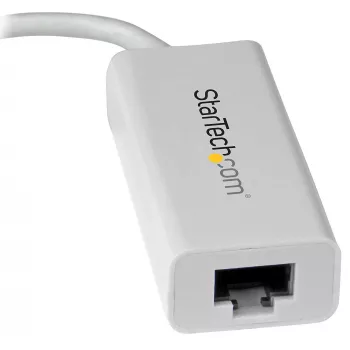 StarTech.com adattatore di rete USB-C a Gigabit - bianco, con filo, USB Type-C, Ethernet, 5000 Mbit/s, bianco