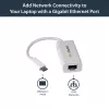StarTech.com adattatore di rete USB-C a Gigabit - bianco, con filo, USB Type-C, Ethernet, 5000 Mbit/s, bianco