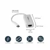StarTech.com adattatore di rete USB-C a Gigabit - bianco, con filo, USB Type-C, Ethernet, 5000 Mbit/s, bianco