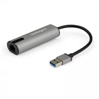 StarTech.com adattatore USB-A a Ethernet 2.5GbE – NIC NBASE-T – USB 3.0 Type A 2,5 GbE/1 GbE rete Gigabit multi-speed – laptop USB 3.1 a RJ45/LAN – Lenovo X1 Carbon, HP EliteBook/ZBook