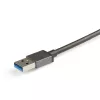 StarTech.com US2GA30 adattatore USB 3.0 Type-A a 2,5 Gigabit Ethernet, NBASE-T, 2.5GBASE-T, RJ45, 10/100/1000/2500 Mbps, nero/grigio siderale