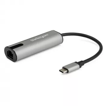 StarTech.com adattatore USB-C a Ethernet 2.5GbE NIC NBASE-T – USB 3.0 Type-C 2,5/1 Gigabit/100 Mbit/s rete multi-speed/laptop USB 3.1 a RJ45/LAN compatibile Thunderbolt 3/MacBook Pro Surface