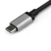 StarTech.com US2GC30 adattatore USB-C a 2,5 Gigabit Ethernet, USB 3.0, NBASE-T, 2.5GBASE-T, RJ45, 10/100/1000/2500 Mbps, nero/grigio siderale
