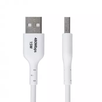 StarTech.com cavo di ricarica USB-A a USB-C 2m, ricarica e sincronizzazione, 3A, USB 2.0, guaina TPE - cavo di ricarica USB bianco