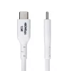 StarTech.com cavo di ricarica USB-A a USB-C 2m, ricarica e sincronizzazione, 3A, USB 2.0, guaina TPE - cavo di ricarica USB bianco