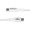 StarTech.com cavo di ricarica USB-A a USB-C 2m, ricarica e sincronizzazione, 3A, USB 2.0, guaina TPE - cavo di ricarica USB bianco