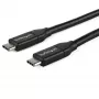 StarTech.com cavo USB-C a USB-C con 5A PD – M/M – 1 m – USB 2.0 – certificato USB-IF
