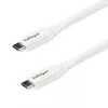 StarTech.com cavo USB-C a USB-C con 5 A PD – M/M – bianco – 2 m – USB 2.0 – certificato USB-IF