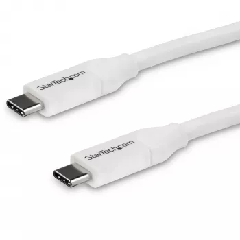 StarTech.com cavo USB-C a USB-C con 5A PD - M/M - bianco - 4 m - USB 2.0 - certificato USB-IF