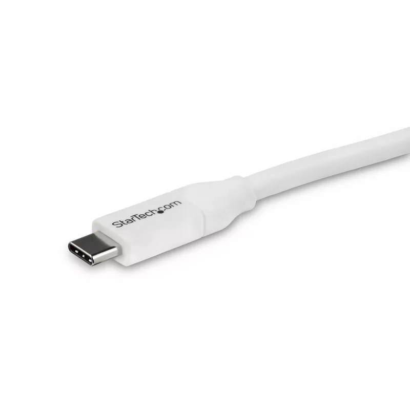 StarTech.com cavo USB-C a USB-C con 5A PD - M/M - bianco - 4 m - USB 2.0 - certificato USB-IF