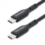 StarTech.com Cavo di ricarica USB-C da 2 m, cavo USB-C, cavo di ricarica per laptop USB 2.0 Type-C, 60 W 3 A Power Delivery, guaina in TPE, cavo di trasferimento dati USB-C, M/M