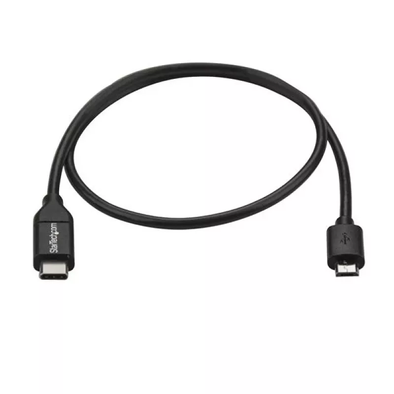 StarTech.com USB2CUB50CM cavo da USB-C a Micro-USB B, maschio/maschio, USB 2.0, compatibile con Thunderbolt 3, 0,5 m, nero