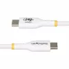 StarTech.com Cavo di ricarica USB-C bianco da 1 m, cavo USB-C certificato USB-IF, 240W PD EPR, cavo di ricarica per laptop USB 2.0 Type-C, cavo per trasferimento dati USB-C, guaina in TPE