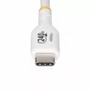 StarTech.com Cavo di ricarica USB-C bianco da 2 m, cavo USB-C certificato USB-IF, 240W PD EPR, cavo di ricarica per laptop USB 2.0 Type-C, cavo dati USB-C, guaina in TPE