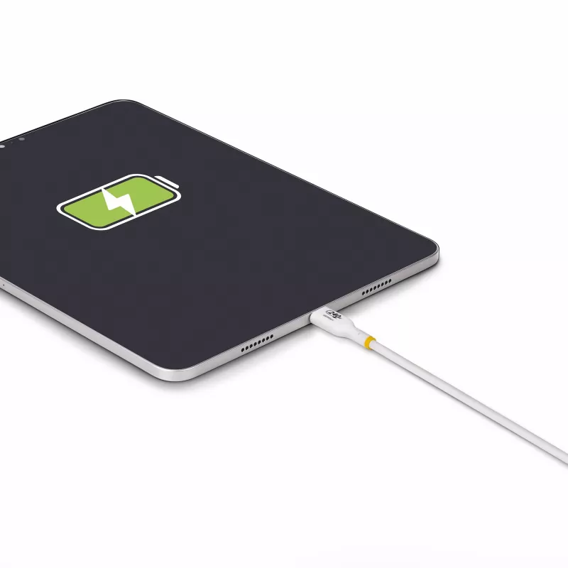 StarTech.com Cavo di ricarica USB-C bianco da 2 m, cavo USB-C certificato USB-IF, 240W PD EPR, cavo di ricarica per laptop USB 2.0 Type-C, cavo dati USB-C, guaina in TPE