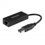 StarTech.com Adattatore di rete USB 3.0 a Gigabit Ethernet, 10/100/1000 Mbit/s, USB a RJ45, adattatore USB 3.0 a LAN, adattatore Ethernet USB 3.0 (GbE), conforme TAA