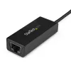 StarTech.com Adattatore di rete USB 3.0 a Gigabit Ethernet, 10/100/1000 Mbit/s, USB a RJ45, adattatore USB 3.0 a LAN, adattatore Ethernet USB 3.0 (GbE), conforme TAA