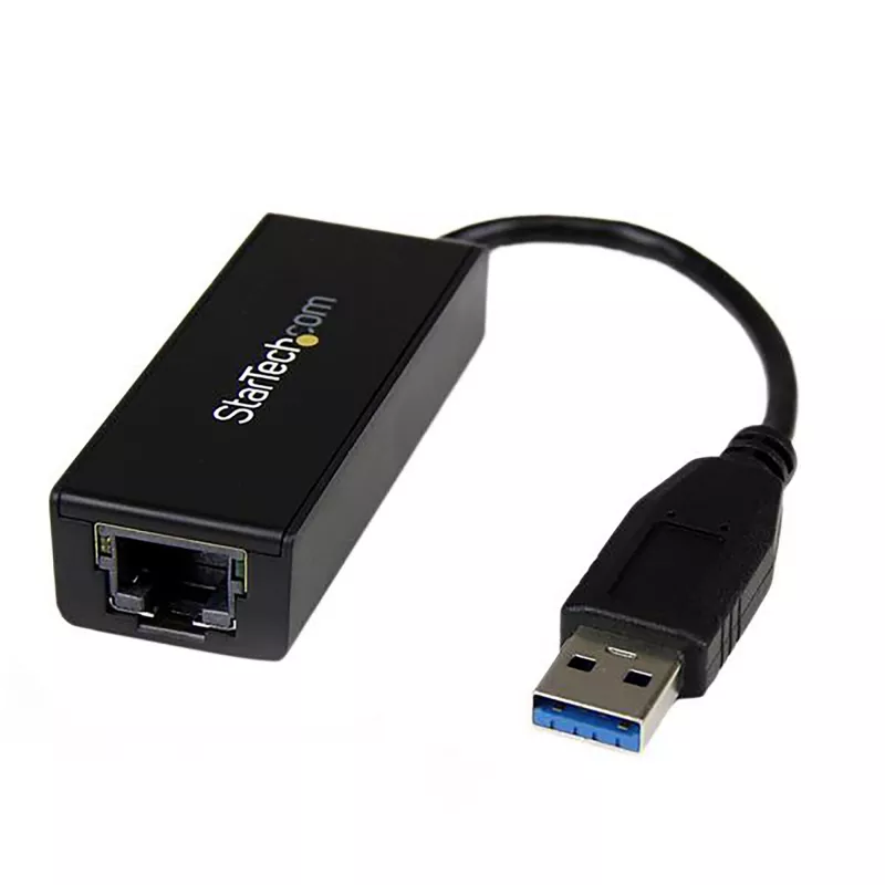 StarTech.com Adattatore di rete USB 3.0 a Gigabit Ethernet, 10/100/1000 Mbit/s, USB a RJ45, adattatore USB 3.0 a LAN, adattatore Ethernet USB 3.0 (GbE), conforme TAA