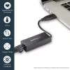 StarTech.com Adattatore di rete USB 3.0 a Gigabit Ethernet, 10/100/1000 Mbit/s, USB a RJ45, adattatore USB 3.0 a LAN, adattatore Ethernet USB 3.0 (GbE), conforme TAA