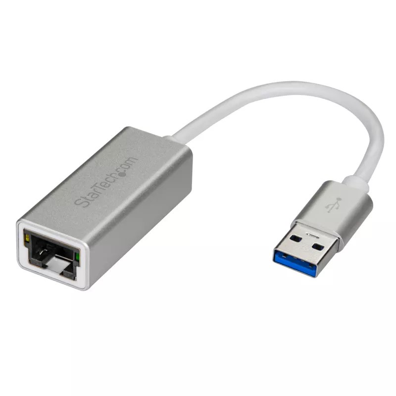 StarTech.com Adattatore di rete USB 3.0 a Gigabit - argento, con filo, USB, Ethernet, 2000 Mbit/s, argento