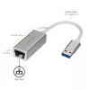StarTech.com Adattatore di rete USB 3.0 a Gigabit - argento, con filo, USB, Ethernet, 2000 Mbit/s, argento
