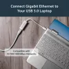 StarTech.com Adattatore di rete USB 3.0 a Gigabit - argento, con filo, USB, Ethernet, 2000 Mbit/s, argento